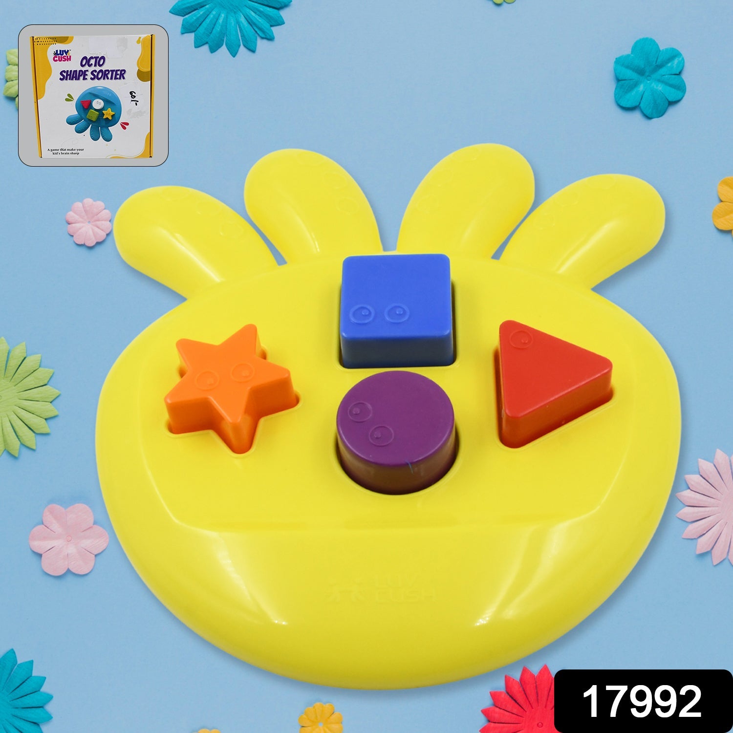 17992 octo Shape sorter Toy Game That Make Your Kid's brain Sharp, Increase Grasping And Sorting Power Education Learning For Girls & boy, Gift Product (1 Pc) 17992 octo Shape sorter Toy Game That Make Your Kid's brain Sharp, Increase Grasping And Sorting Power Education Learning For Girls & boy, Gift Product (1 Pc)